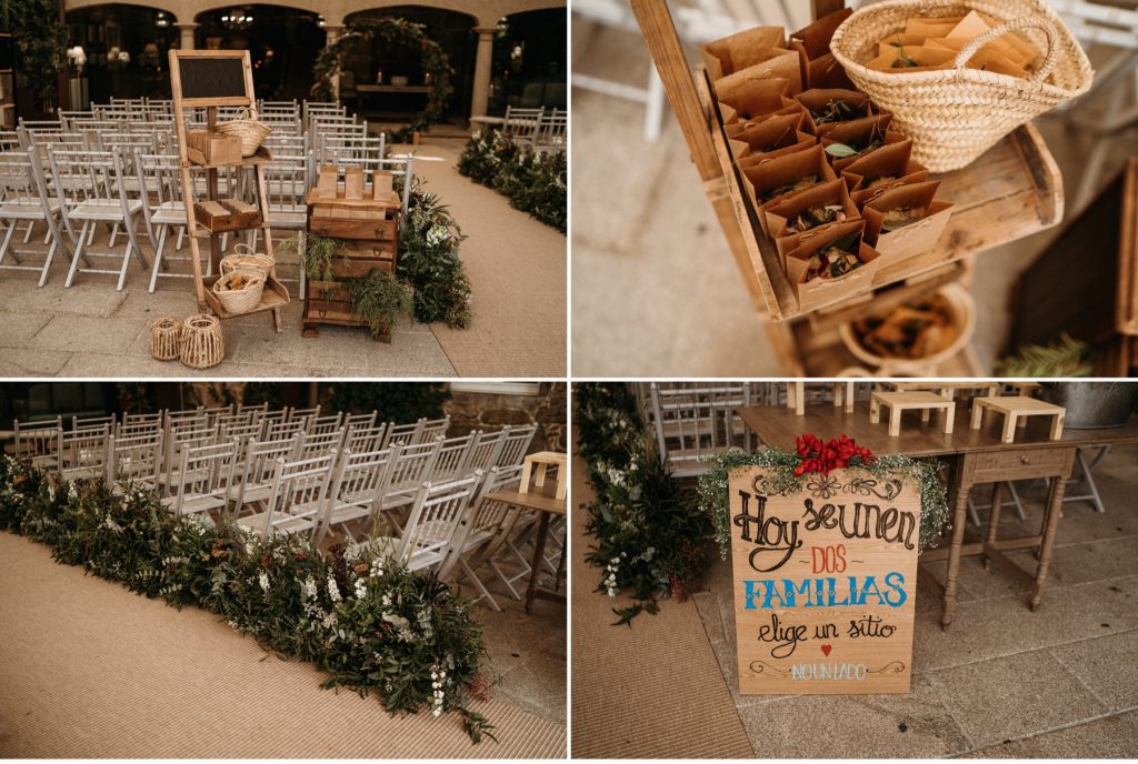 Boda en Pazo Señorans en Galicia fotógrafos y videógrafos de bodas en Toledo para toda España