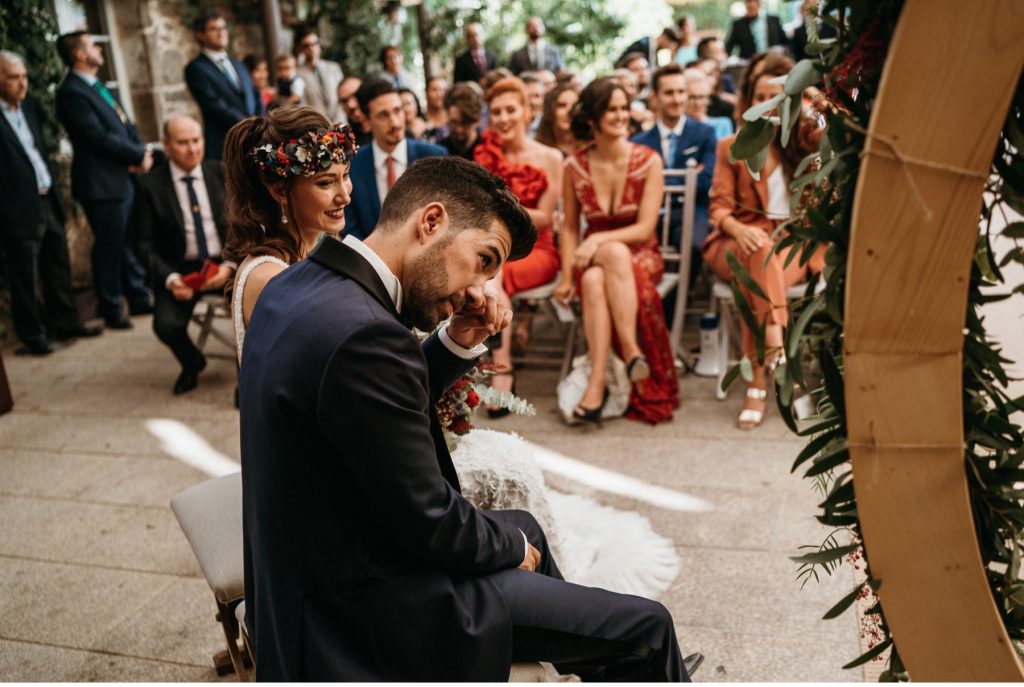 Boda en Pazo Señorans en Galicia fotógrafos y videógrafos de bodas en Toledo para toda España