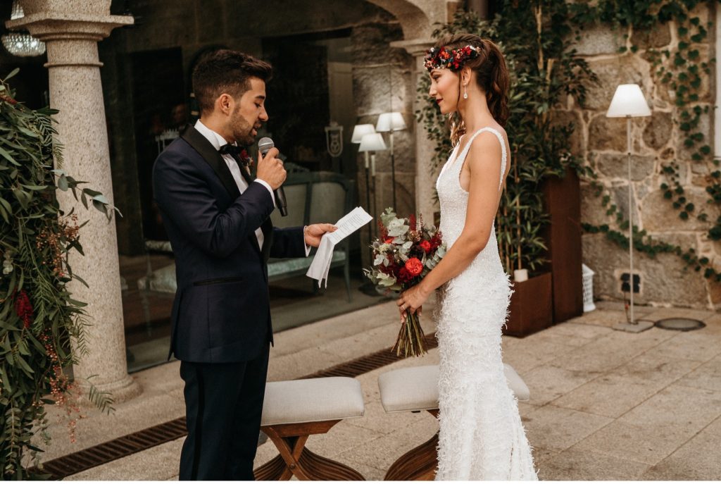 Boda en Pazo Señorans en Galicia fotógrafos y videógrafos de bodas en Toledo para toda España