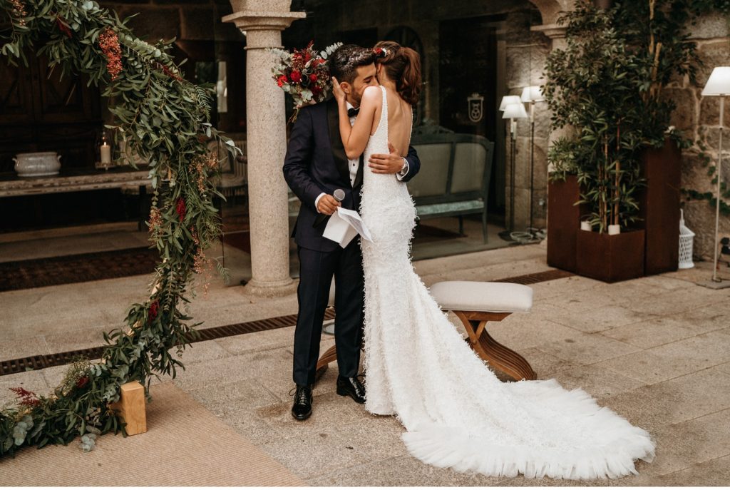 Boda en Pazo Señorans en Galicia fotógrafos y videógrafos de bodas en Toledo para toda España