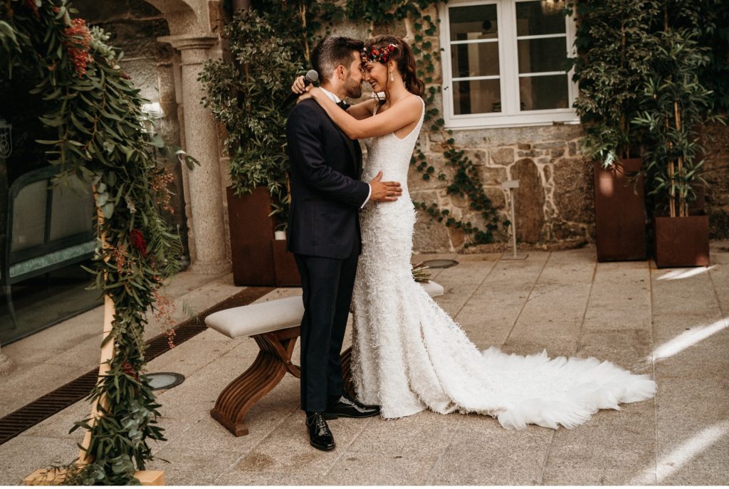 Boda en Pazo Señorans en Galicia fotógrafos y videógrafos de bodas en Toledo para toda España