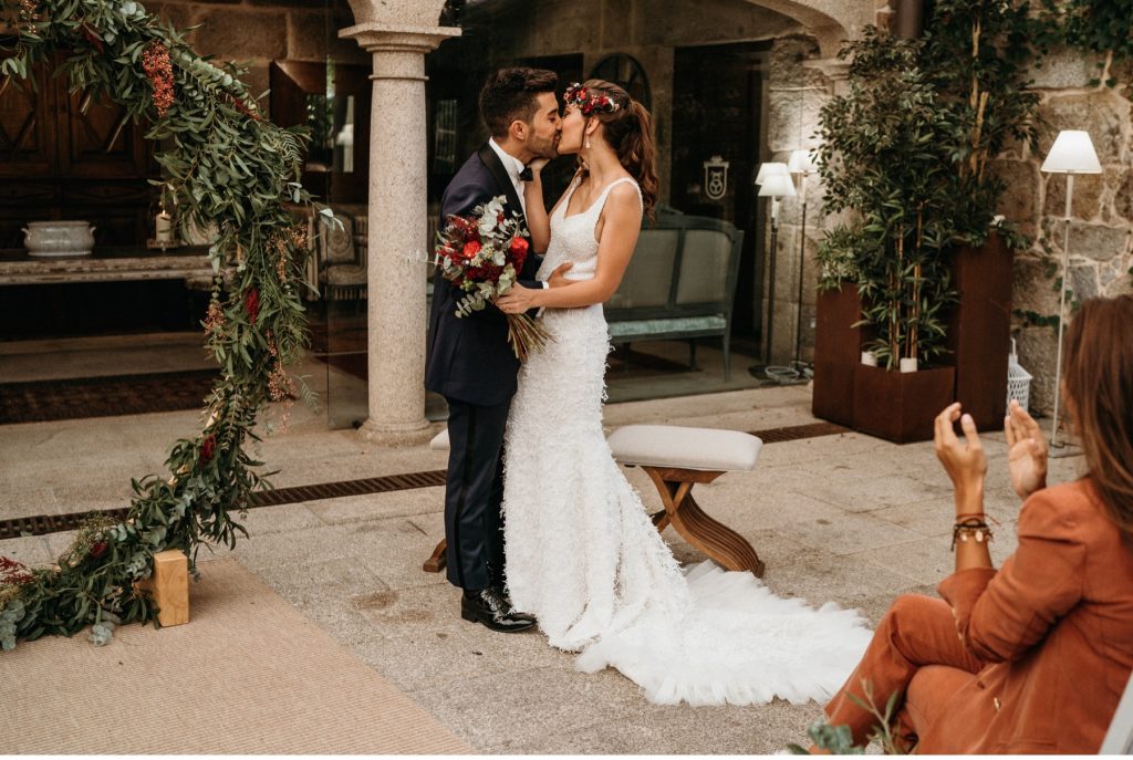 Boda en Pazo Señorans en Galicia fotógrafos y videógrafos de bodas en Toledo para toda España