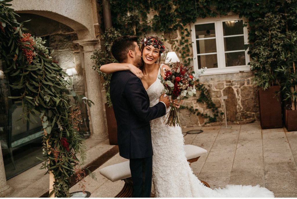 Boda en Pazo Señorans en Galicia fotógrafos y videógrafos de bodas en Toledo para toda España