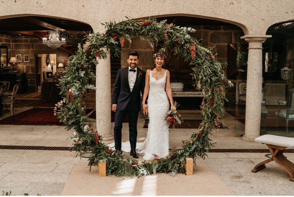Boda en Pazo Señorans en Galicia fotógrafos y videógrafos de bodas en Toledo para toda España