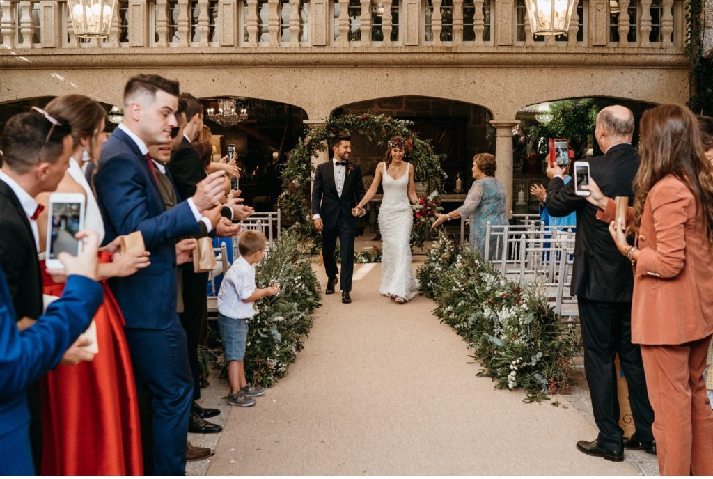 Boda en Pazo Señorans en Galicia fotógrafos y videógrafos de bodas en Toledo para toda España