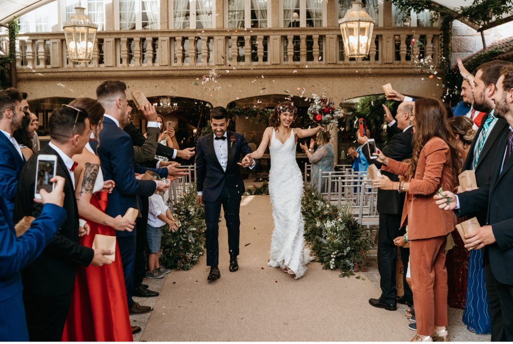 Boda en Pazo Señorans en Galicia fotógrafos y videógrafos de bodas en Toledo para toda España