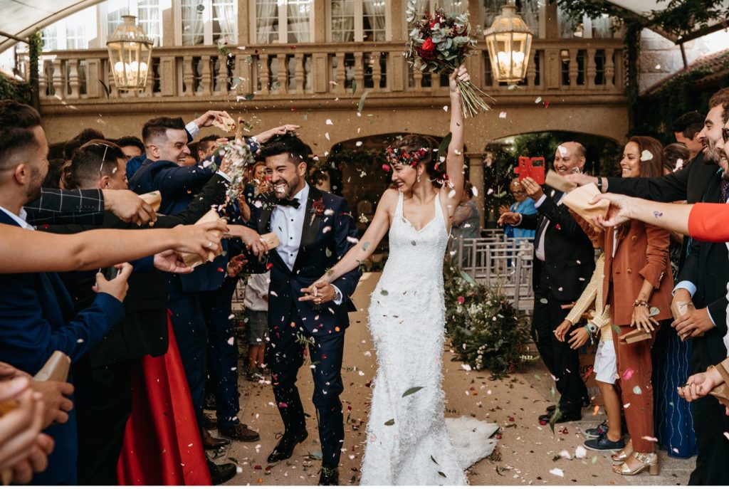 Boda en Pazo Señorans en Galicia fotógrafos y videógrafos de bodas en Toledo para toda España