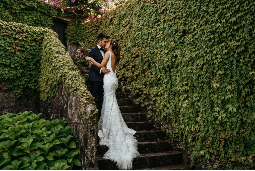 Boda en Pazo Señorans en Galicia fotógrafos y videógrafos de bodas en Toledo para toda España