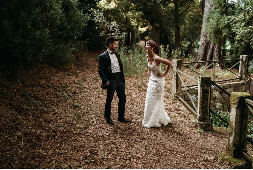 Boda en Pazo Señorans en Galicia fotógrafos y videógrafos de bodas en Toledo para toda España