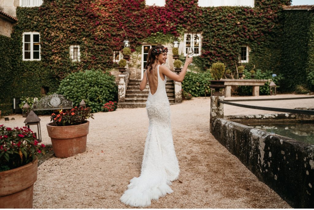 Boda en Pazo Señorans en Galicia fotógrafos y videógrafos de bodas en Toledo para toda España