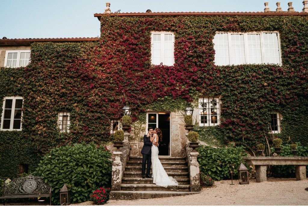 Boda en Pazo Señorans en Galicia fotógrafos y videógrafos de bodas en Toledo para toda España