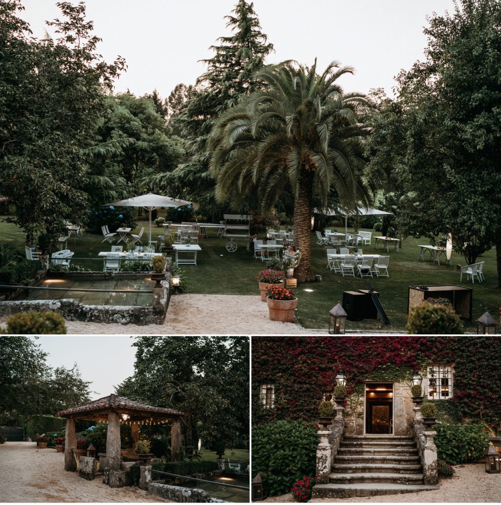 Boda en Pazo Señorans en Galicia fotógrafos y videógrafos de bodas en Toledo para toda España