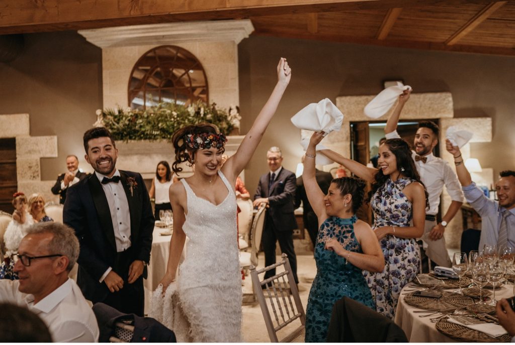 Boda en Pazo Señorans en Galicia fotógrafos y videógrafos de bodas en Toledo para toda España