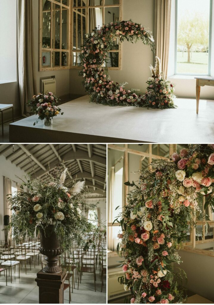 Foto vídeo boda Finca Las Margas Ceremonia decoración flores