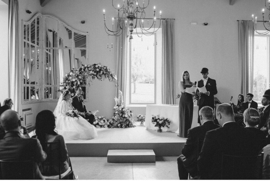 Foto vídeo boda Finca Las Margas ceremonia civil novios