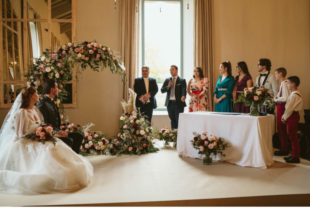 Foto vídeo boda Finca Las Margas ceremonia civil novios