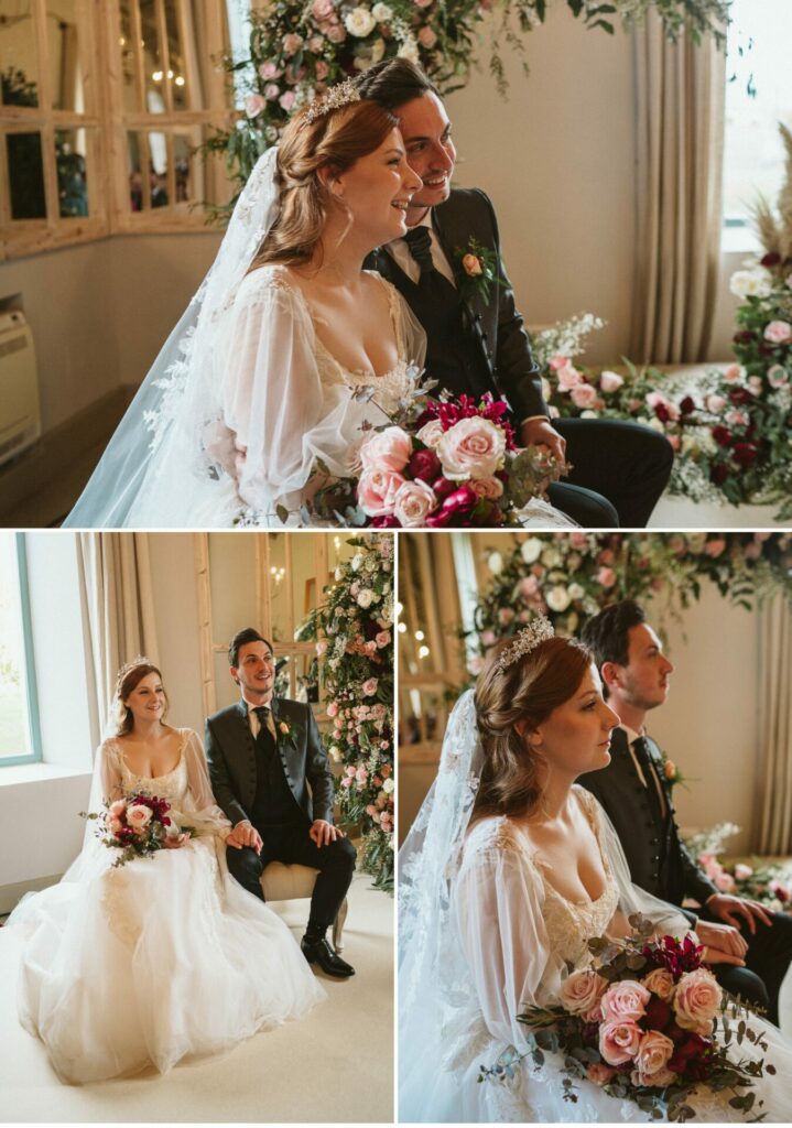 Foto vídeo boda Finca Las Margas ceremonia civil novios