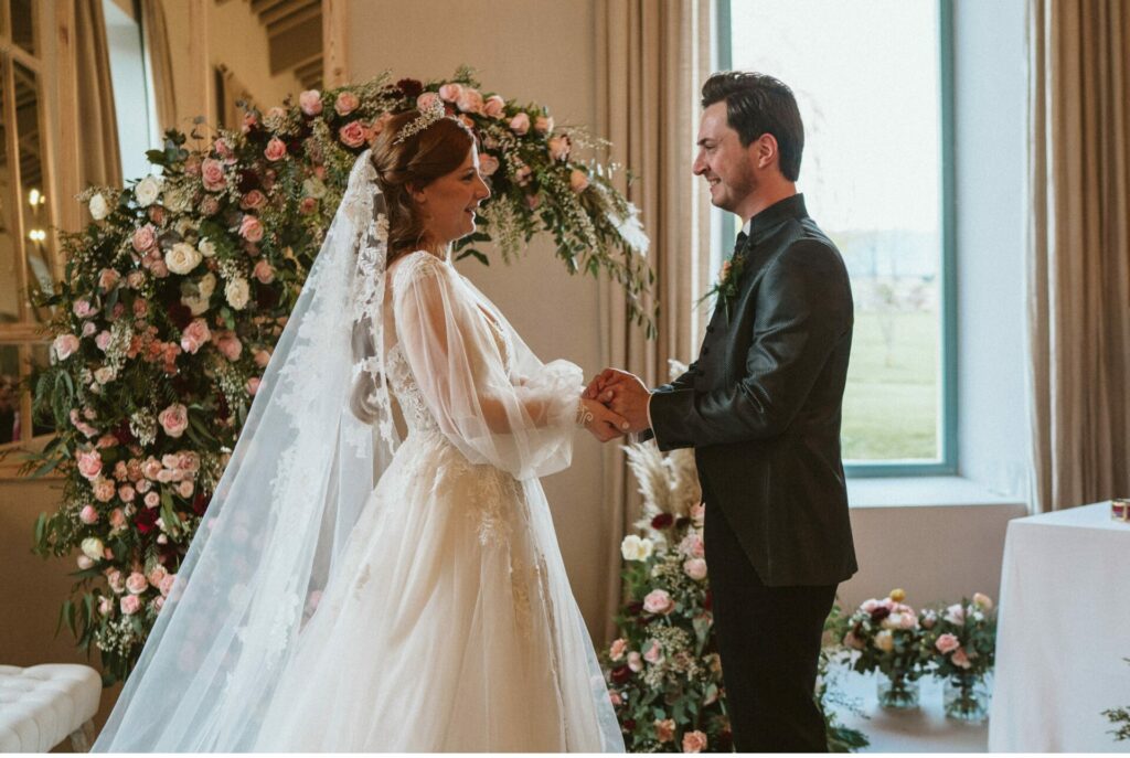 Foto vídeo boda Finca Las Margas ceremonia civil novios