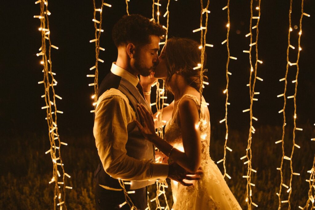 novios foto boda luces sesión fotografía yepes